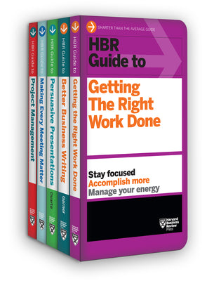 HBR Guides to Being an Effective Manager Collection (5 Books) (HBR Guide Series)